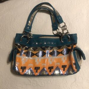 Heritage West Sequin Western Bag